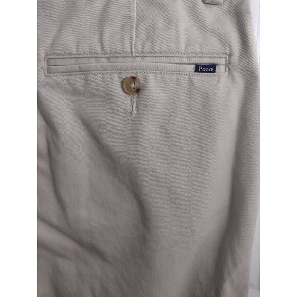 Polo Ralph Lauren Relaxed Fit Chino Pants Mens 32x32 Khaki Preppy Vintage Office - Picture 4 of 8